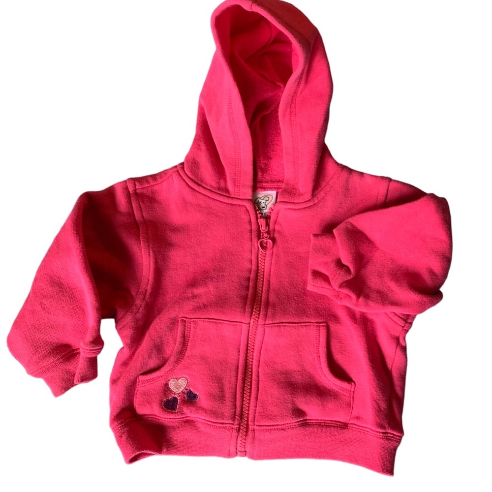 Green Dog brand light pink hooded jacket 2T